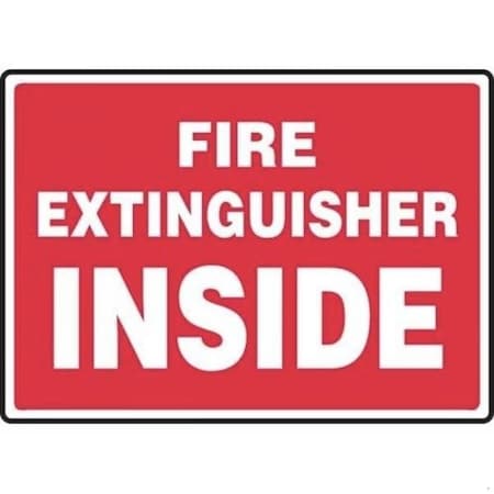 Accuform Safety Sign FIRE EXTINGUISHER INSIDE MLFX579GP
